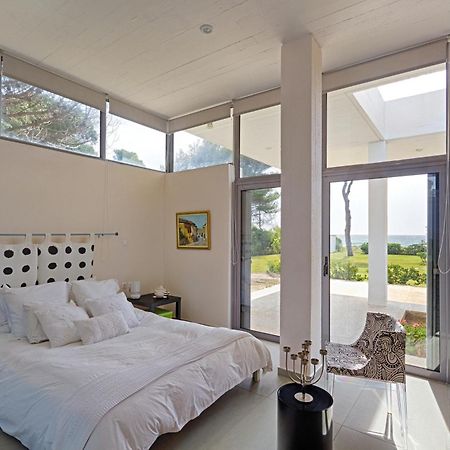 Beachfront Villa Hoopoe Schinias, Marathon Экстерьер фото