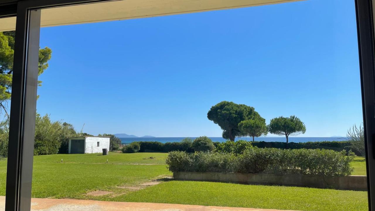 Beachfront Villa Hoopoe Schinias, Marathon Экстерьер фото
